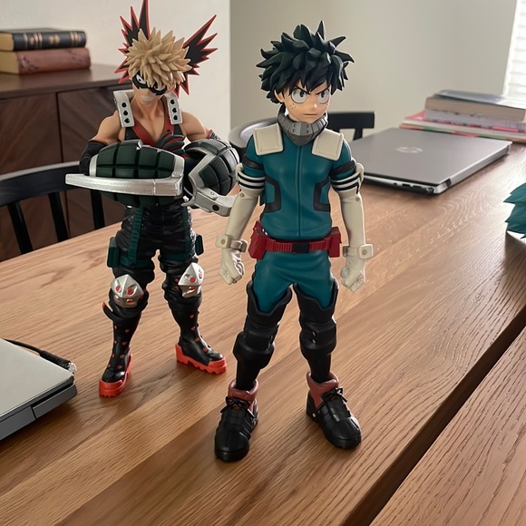 Other - Bakugo and deku action figure set